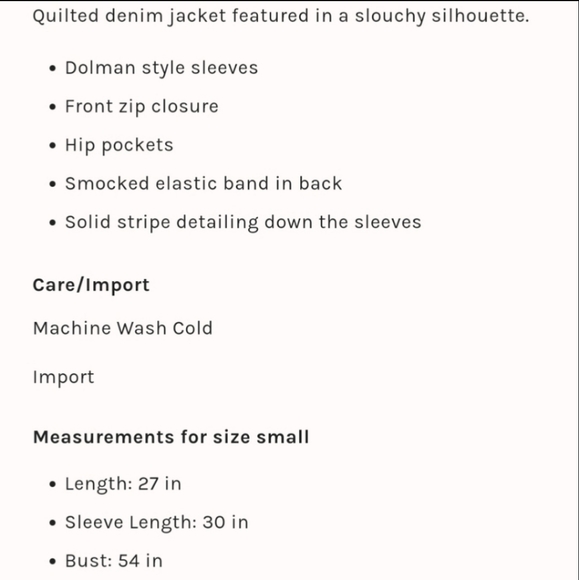 Quilted Dolman jacket - Picture 6 of 6